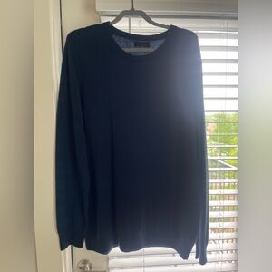 Navy blue cashmere sweater